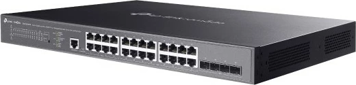 Switch TP-Link Omada SG3428XMPP, 24 porta Gigabit, PoE, 10G, rackmount, i zi