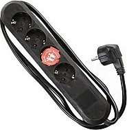 Zgjatues rryme Bachmann SMART, 4 priza Schuko, kabllo 1.5m, i zi