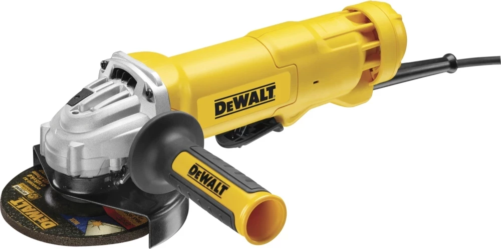 Brus këndor DeWalt DWE4233 1400 W 125 mm, e verdhë
