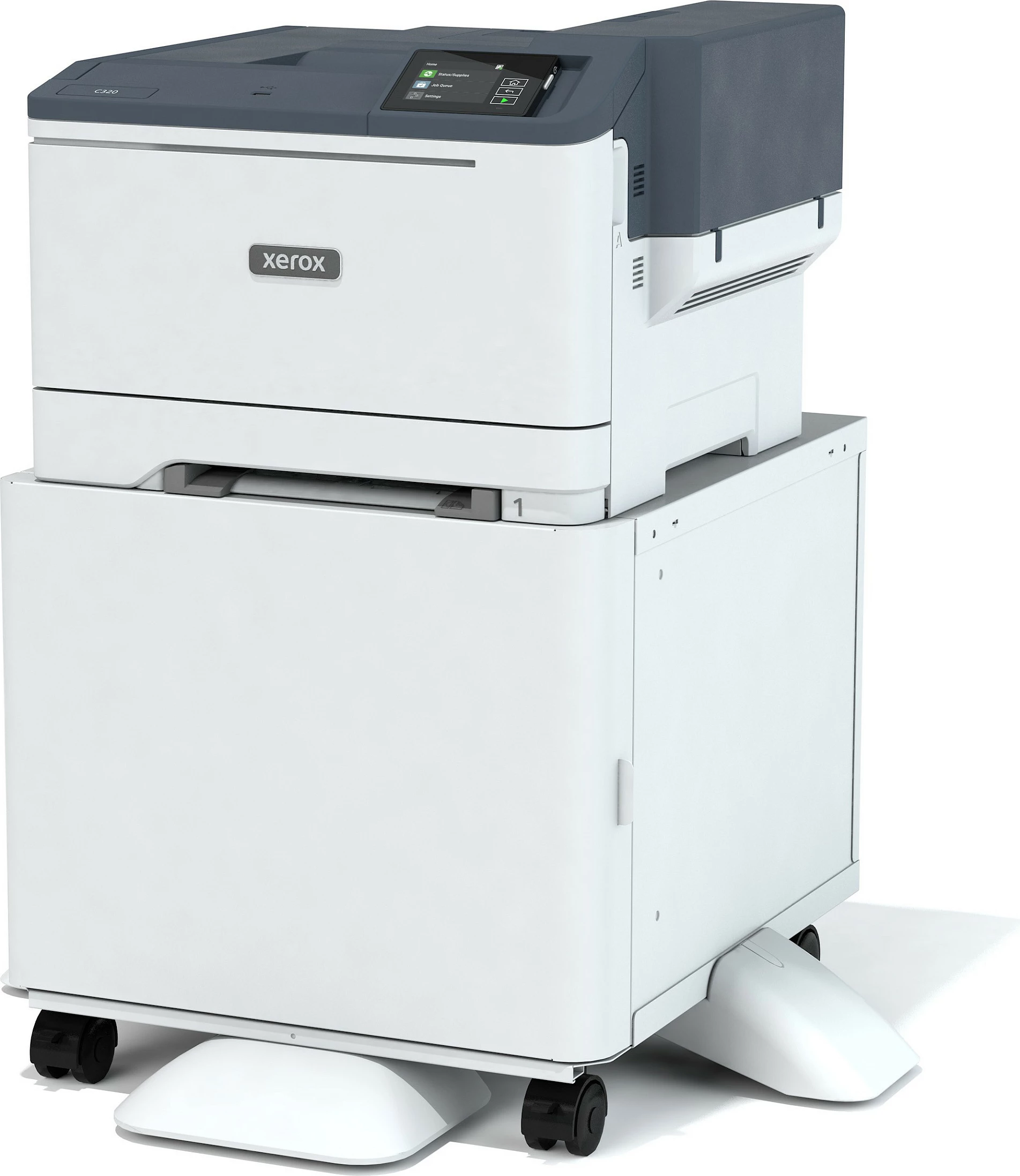 Printer lazer me ngjyra Xerox C320 DNI, A4, Duplex, Wi‑Fi, Ethernet, 33 ppm, bardhë/gri