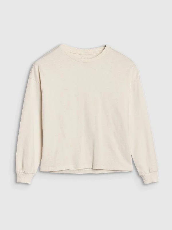 Maicë me mëngë të gjata oversize për femra të vogla 4f