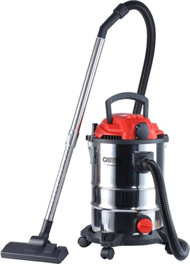 Fshesë me korrent industriale Camry CR 7045, 3400W, çelik inox, e kuqe