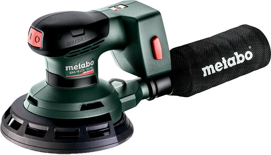 Lëmues orbital Metabo SXA 18 LTX 150 BL, 18V, Ø150 mm, brushless, jeshile/zi
