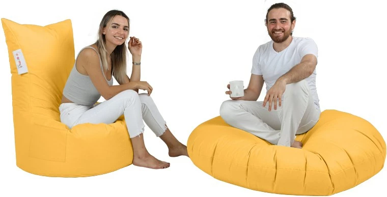Qese kopshti për ulje, ngjyrë e verdhë, Atelier del Sofa, Balina