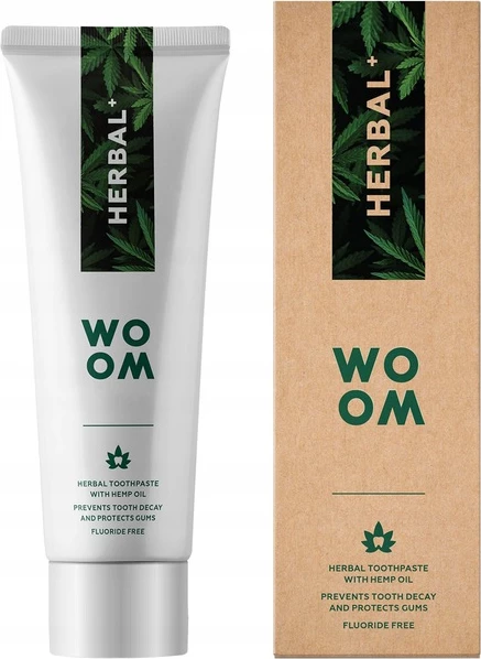 Pasta dhëmbësh Woom Herbal+, 75ml