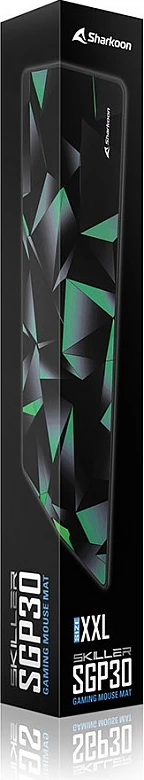 Mauspad Sharkoon SKILLER SGP30 XXL Stealth, 900x400mm, i zi/jeshil