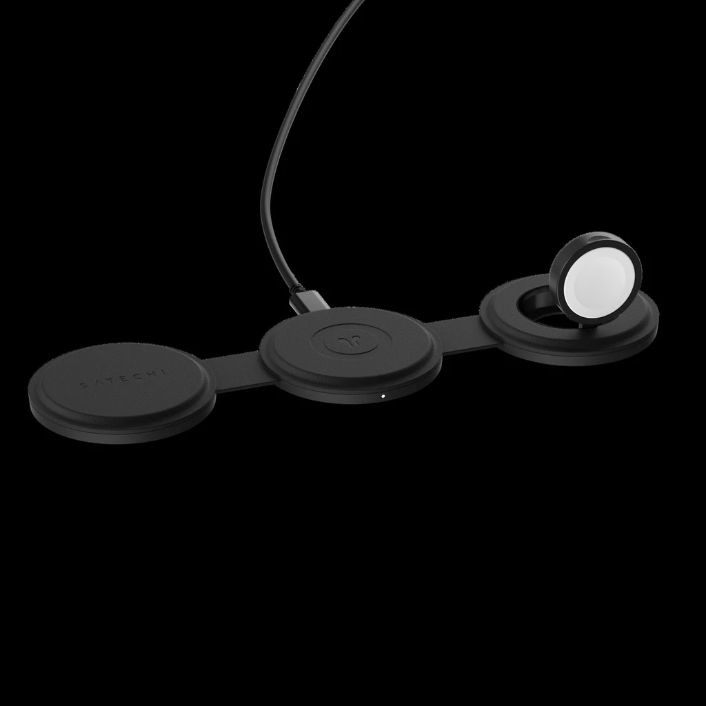 Satechi OntheGo 3-in-1 Wireless Charger - Black