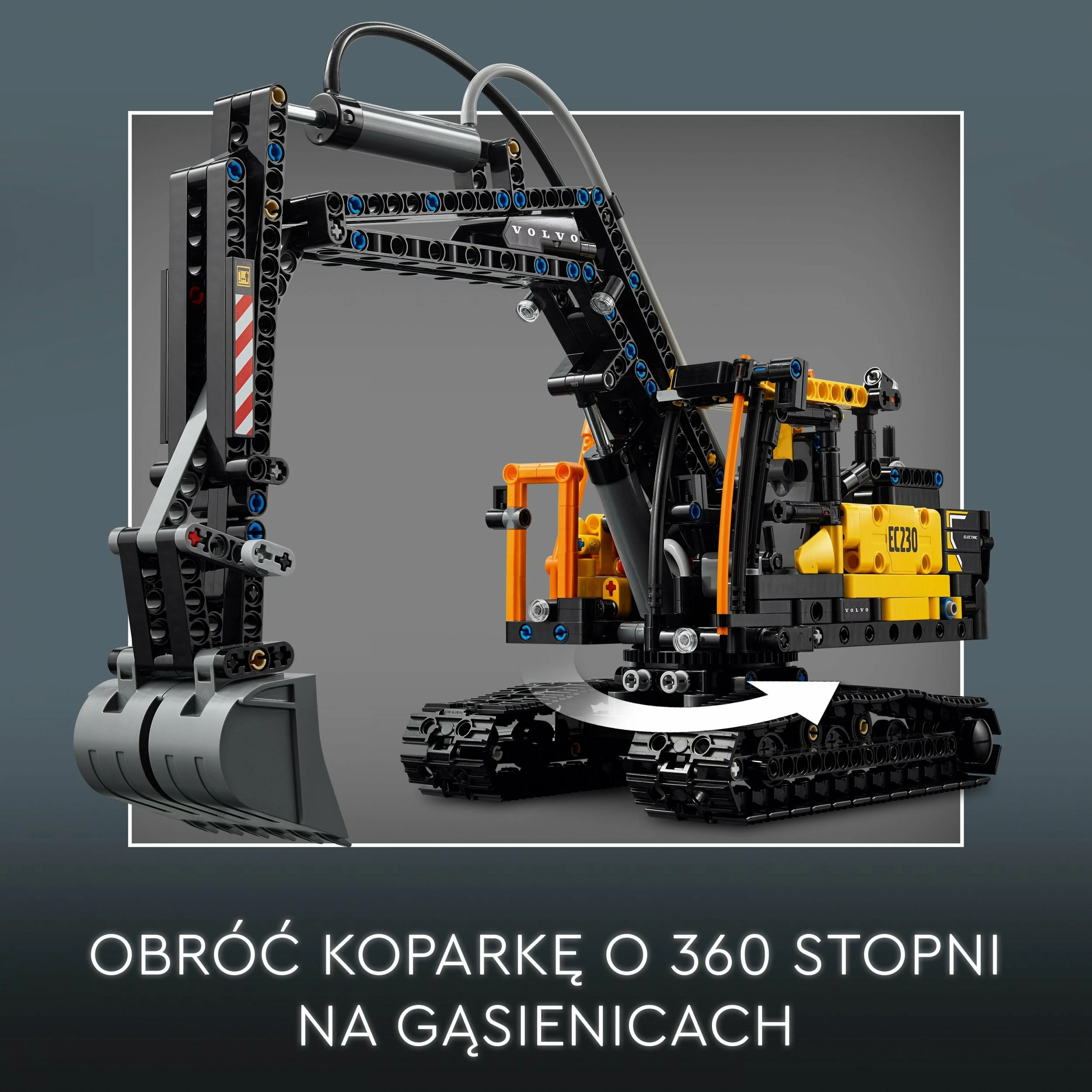 Set ndërtimi LEGO Technic Volvo FMX Truck dhe EC230 Excavator elektrik 42175, 2274 copë, 10+