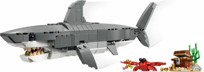 Lego set Menacing Shark me thesari, fëmijë