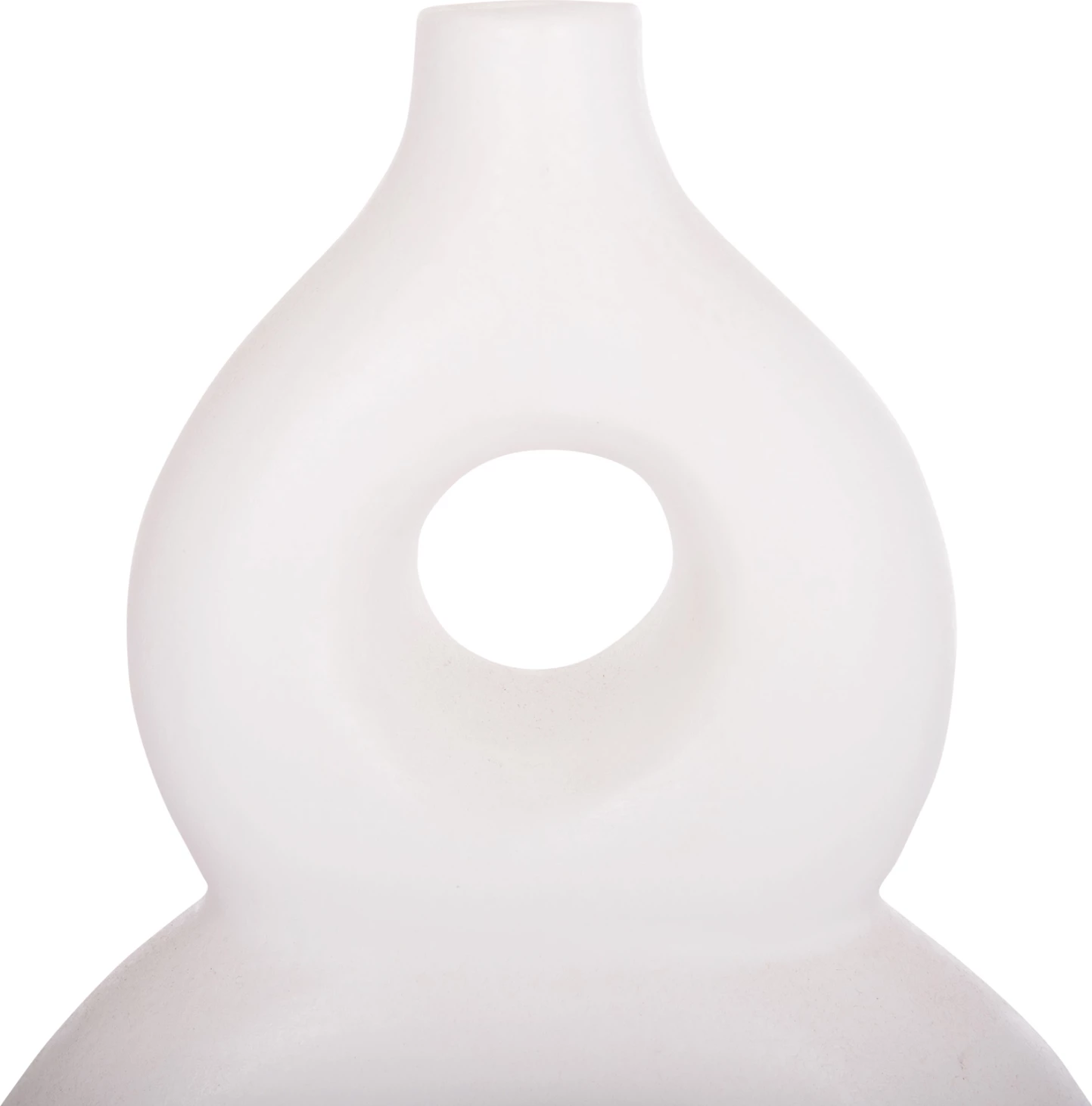 Vazo dekorative tavoline FIORIN, terrakotë e bardhë, FH4666.02S, 21x7.5x31cm