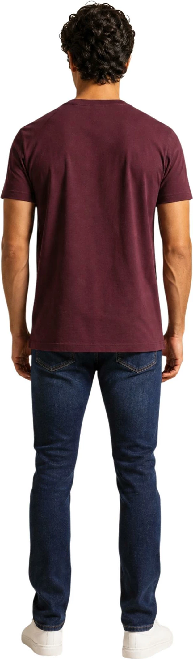 Maicë për meshkuj Tommy Hilfiger Jeans TJM REG LINEAR LOGO DM0DM20744, bordo [Madhësia: XL]