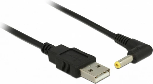 Kabllo furnizimi USB DeLOCK 85544, USB-A në konektor këndor, 1.5 m, 5 V, 5 copë, e zezë