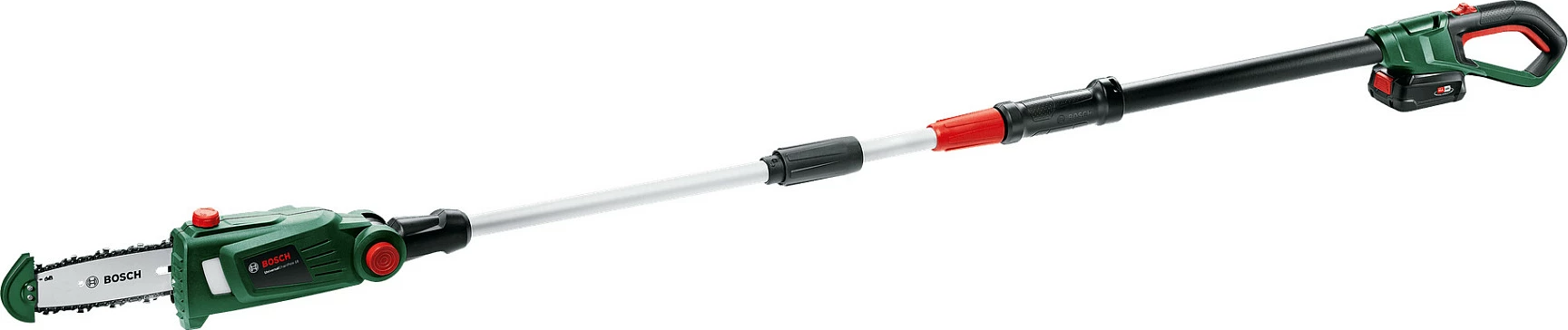 Sharrë krasitëse Bosch UniversalChainPole 18, 20 cm, 18V, me bateri, e gjelbër