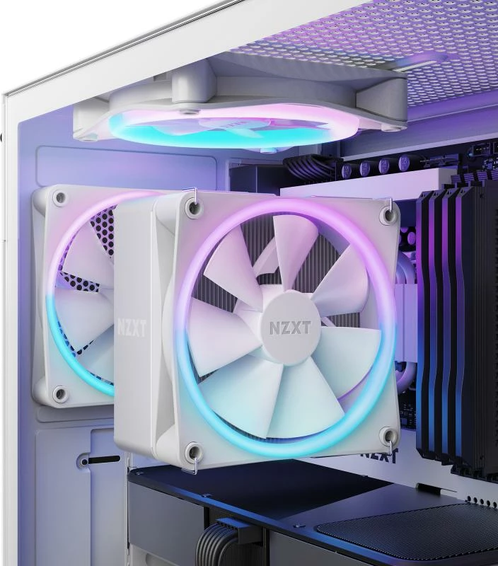Ftohës CPU, NZXT T120 RGB RC-TR120-W1 (RCTR120W1), 120mm, AMD AM4, e bardhë