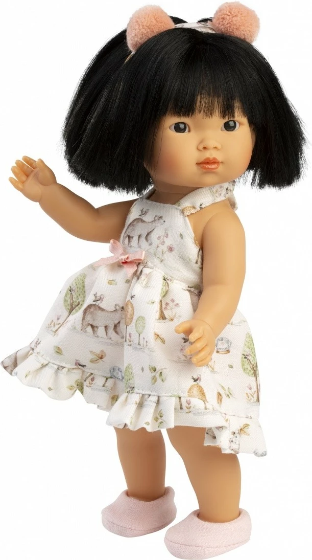 Kukull, Llorens, Lu 28040, 28 cm, vinyl, me lëvizje të krahëve/këmbëve/kokës, set veshjesh 4 pjesë