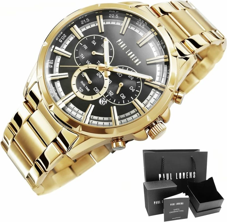 Orë dore për meshkuj Paul Lorens, ari