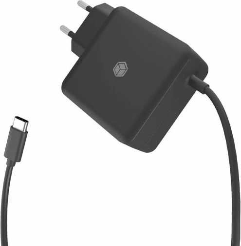 Karikues USB-C ICYBOX IB-PS111-PD 65W PD 3.0 me kabllo 1.5 m, i zi