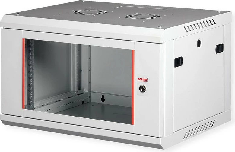 Kabinet rrjeti ROLINE 19" Basic Plus 6U, 600x450, montim në mur, i hirtë