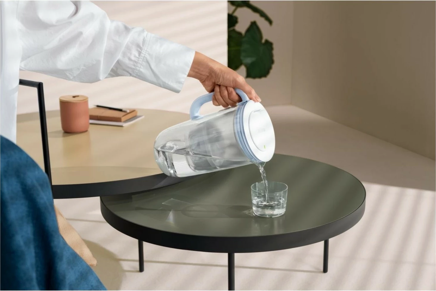 Kannu filtru Brita Glass Maxtra Pro Pure Performance 2.5L, xham, kaltër
