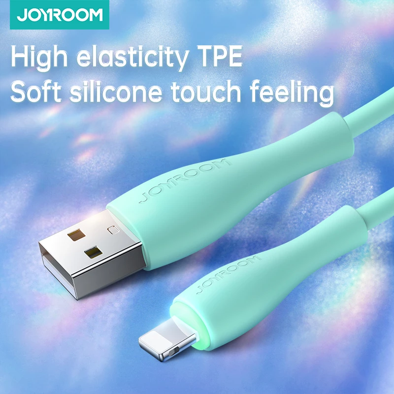 Kabllo për të dhëna dhe karikim Joyroom S-2030M8, USB-A në Lightning, 2m, e gjelbër