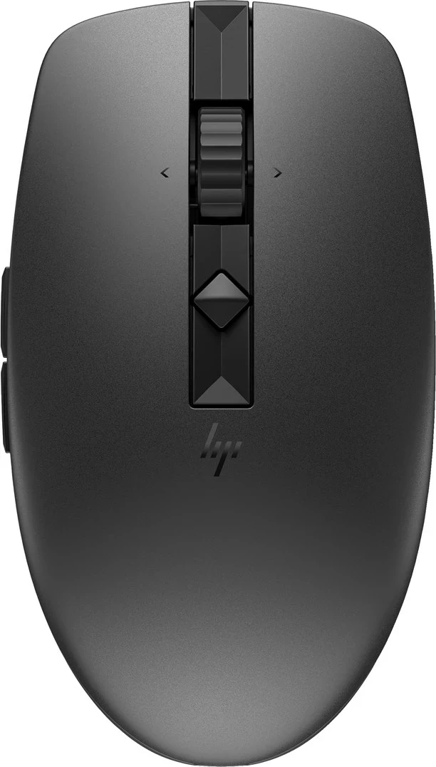 Maus HP 715 i rikarikueshëm për shumë pajisje, i zi
