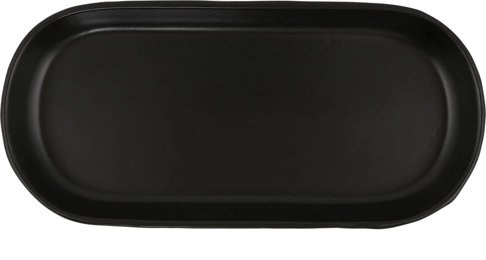Set pjatash servirëse (2 copë), ngjyrë e zezë mat, Hermia Concept, ST080102F956A000000MAKYK00