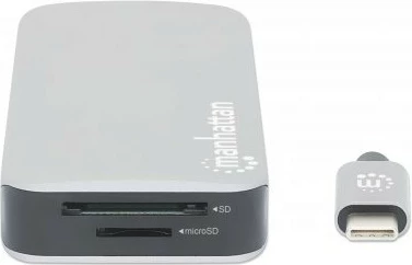 Docking station MANHATTAN USB-C 8-in-1, HDMI, RJ45, 3xUSB-A, gri