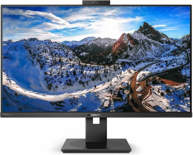 Monitor Philips 329P1H/00 31.5\" IPS 4K UHD 60Hz USB-C PD 90W me kamerë, i zi
