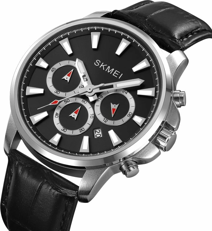 Orë dore për meshkuj Skmei, e zezë