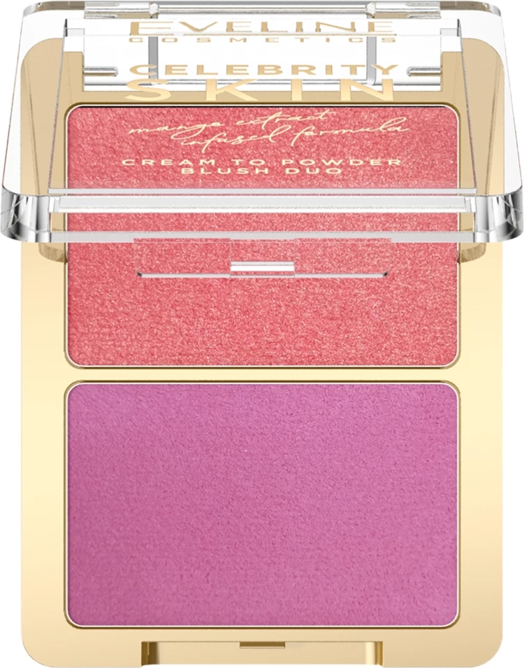 Blush krem për femra Eveline Cosmetics Celebrity Skin Blush Duet 02 Sunset Flush 8g