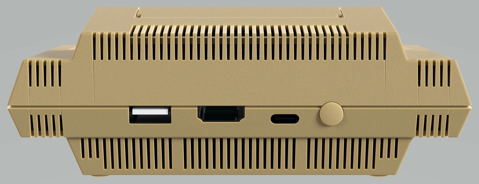 Konzolë retro Atari THE400 Mini, 25 lojëra, HDMI, 5x USB, set me joystick, bezhë