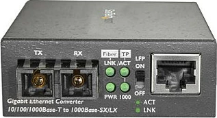 Konvertues media fiber StarTech MCMGBSCMM055, Gigabit Ethernet RJ45 në SC multimode, 550 m, 10/100/1000 Mbps, i zi