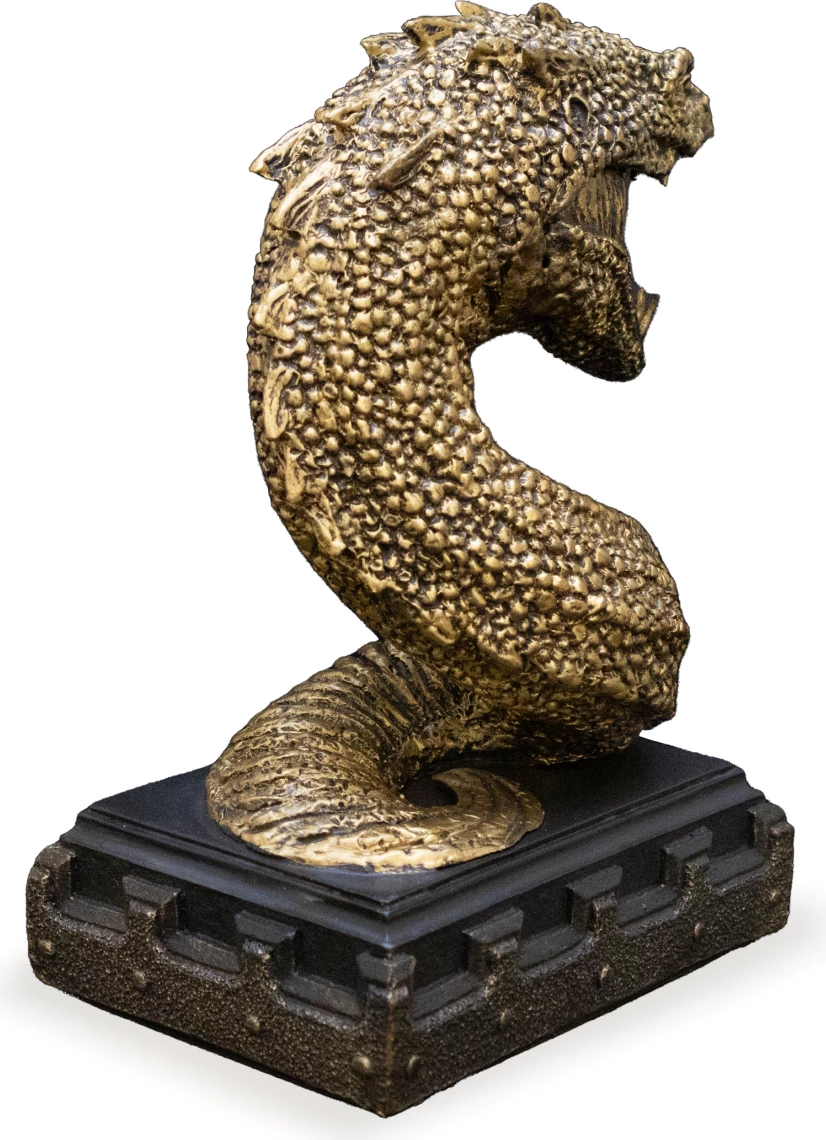 Mbajtëse librash NOBLE COLLECTION Harry Potter Basilisk, bronz/zezë