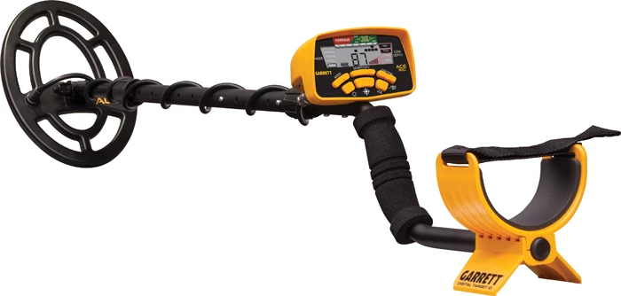 detektor metalesh Garrett ACE 300i 8 kHz, ekran LCD, spirale 7x10" PROformance, me kufje dhe mbulesa