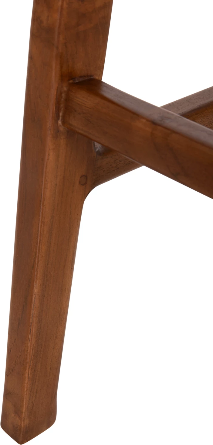 Karrige për bar BUNDY FH6130 dru TEAK ngjyrë arre 45x40x75H cm