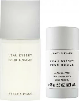 Set Eau de Toilette dhe deodorant stick për meshkuj Issey Miyake L'Eau d'Issey Pour Homme, 75ml + 75g