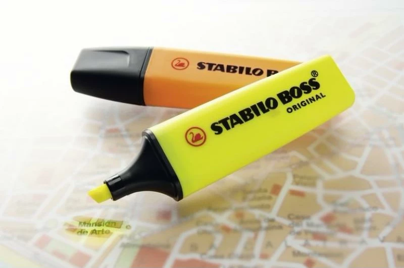 Marker theksues, Stabilo, BOSS Original 70/33, 2 mm dhe 5 mm, i rimbushëm, Anti-Dry-Out 4 orë, gjelbër