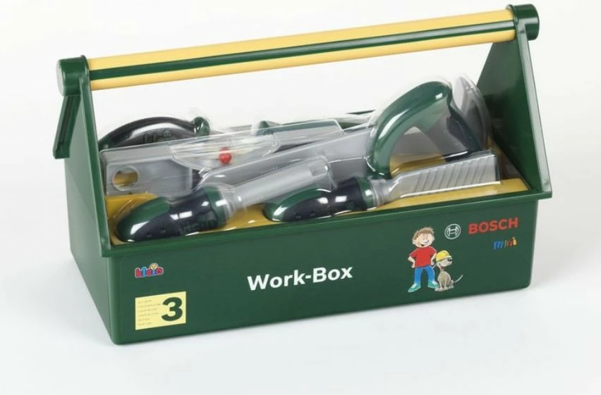 Set lodrash kuti veglash Bosch Klein 8573, 7 pjesë, Gjelbër/Gri/Verdhë