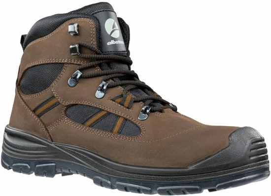 Këpucë për meshkuj Albatros Timber Mid M, ngjyrë kafe e errët