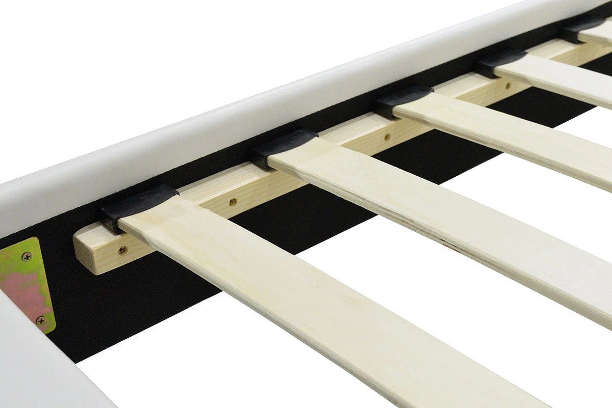 Krevat Nevil PU ngjyrë e bardhë matte 100x200