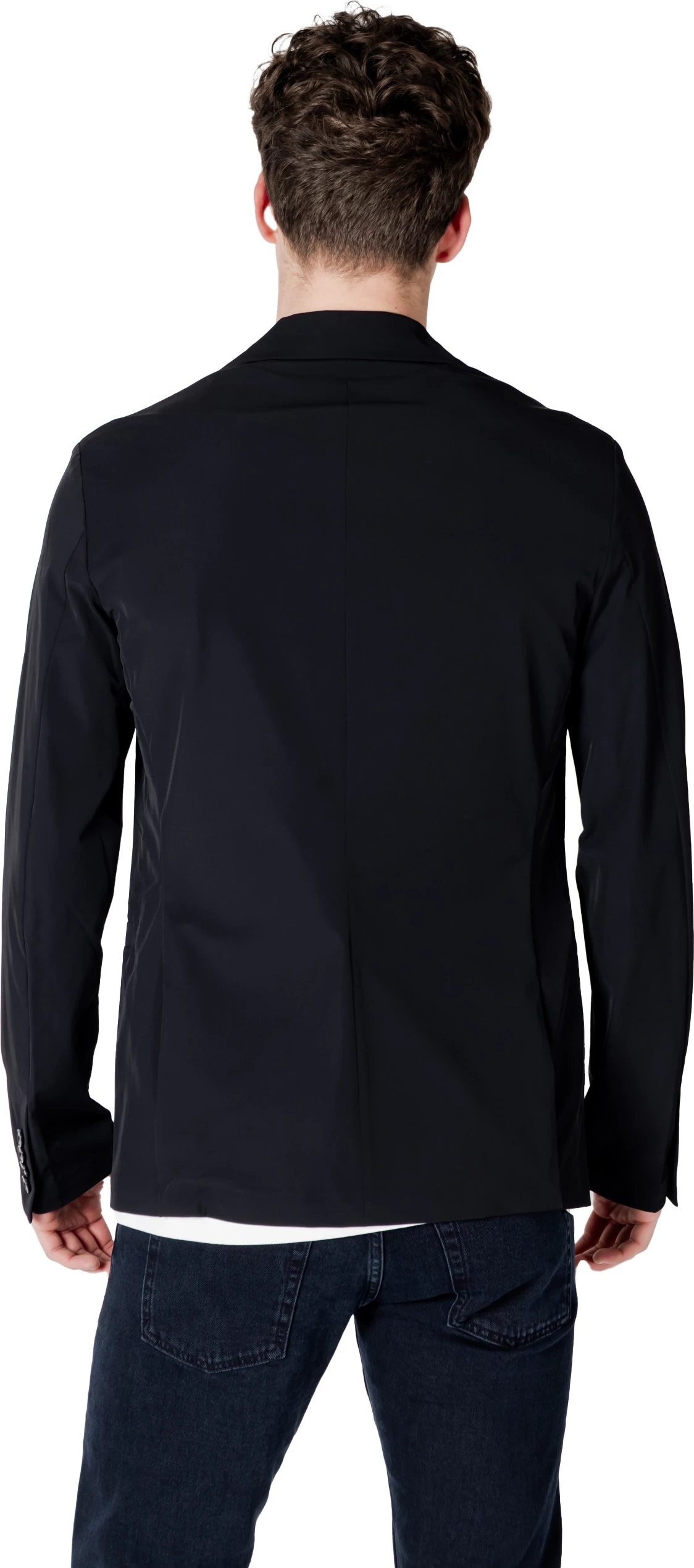 Blazer për meshkuj Armani Exchange 8NZG49 ZNYZZ, i zi [Madhësia: 40]