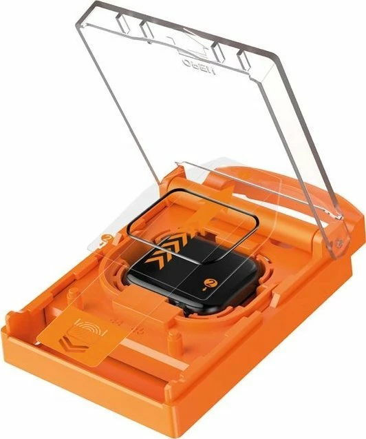 Mbrojtëse ekrani Hybrid film Mobile Origin për Apple Watch Series 4/5/6/SE 40mm, transparente, set me kit instalimi