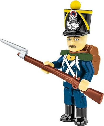 Set blloqe ndërtimi, Cobi, COBI-20090, 41 elemente, 3 figurina, Napoleonic Wars, plastikë