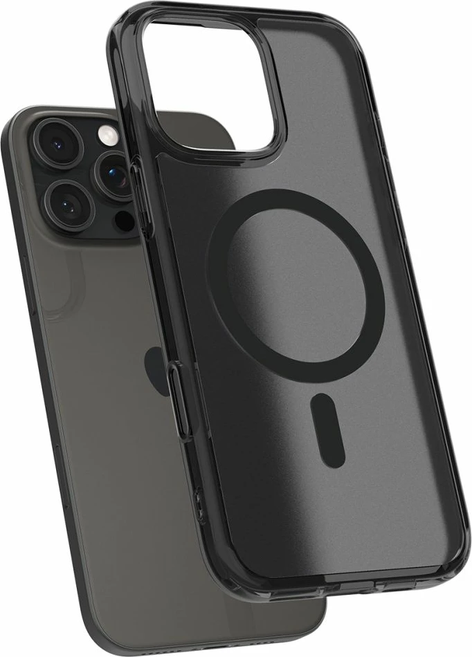 Mbështjellës Spigen Ultra Hybrid për iPhone 16 Pro, Zi