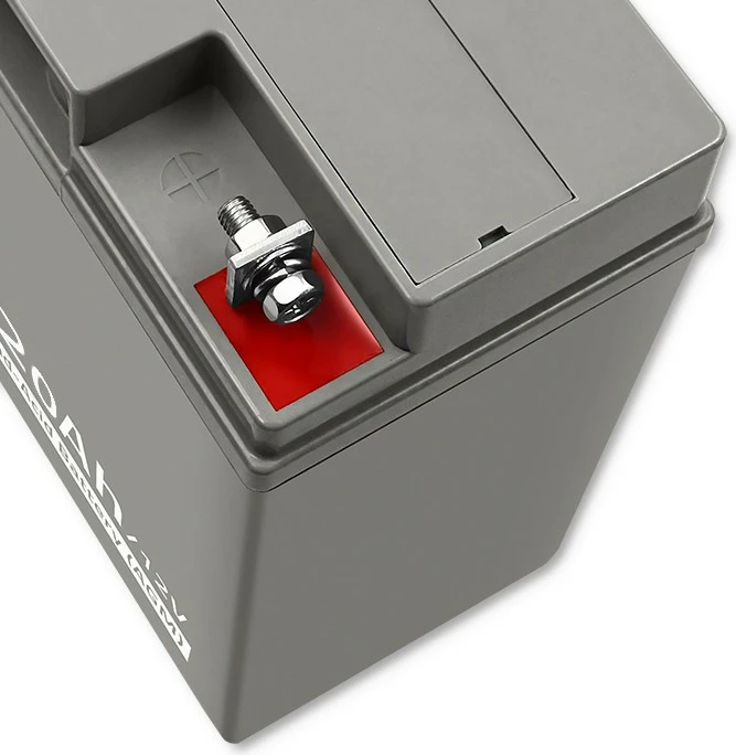 Bateri AGM Qoltec 53066, 20Ah, 12V, Gri