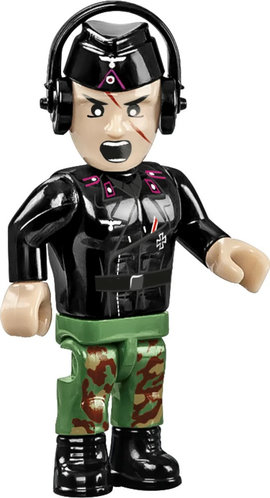 Set blloqesh Cobi Klocki Panzerkampfwagen E-100, 1511 pjesë, me figurë, Gri