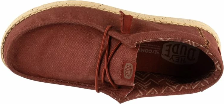 Këpucë Hey Dude Wally Stretch Canvas 40700-7BH, të kuqe, 41 [Madhësia: 44]