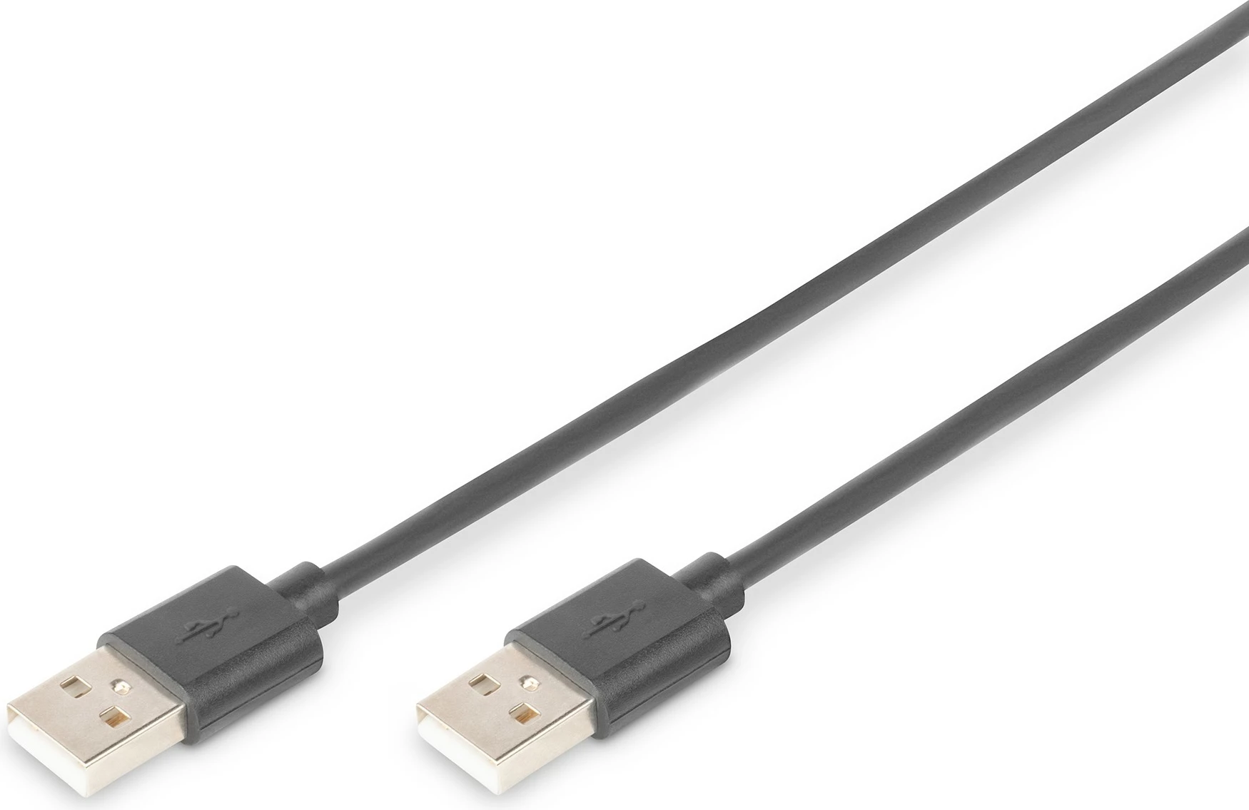 Kabllo USB 2.0 Digitus, 1.8m, USB A mashkull/mashkull, e zezë