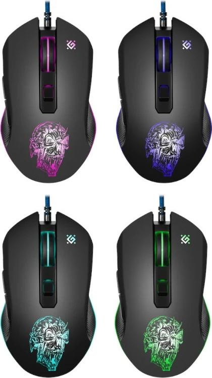 Maus gaming Defender SLEIPNIR GM-927, me tela, 12800 dpi, i zi, me mauspad