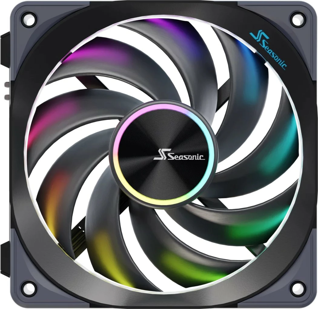 Ventilator kase Sea Sonic MagFlow 1225PWM ARGB 120mm, i zi